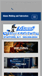 Mobile Screenshot of adamsweldingandfabrication.com